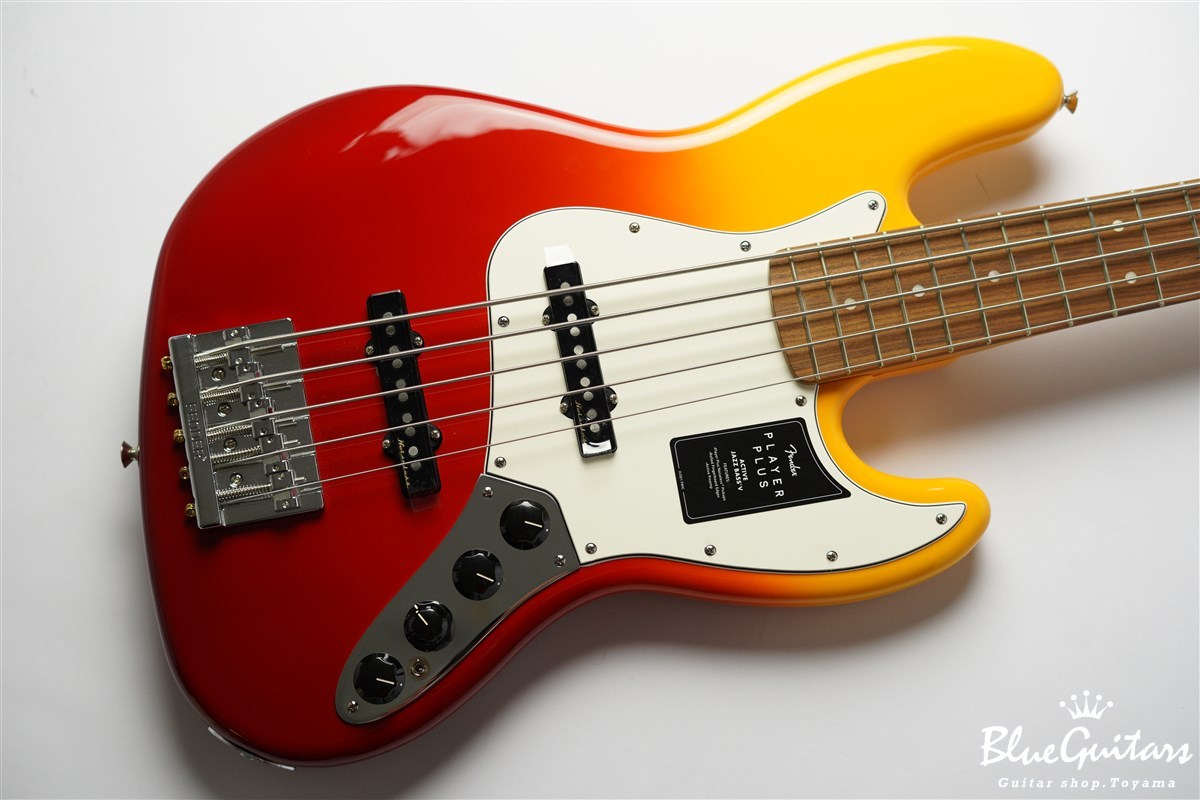 定番の中古商品 Fender Player Plus Jazz Bass V Tequila Sunrise