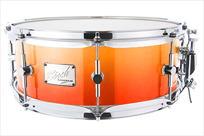 canopus Birch Snare Drum 5.5x14 Orange Fade LQ（新品/送料無料