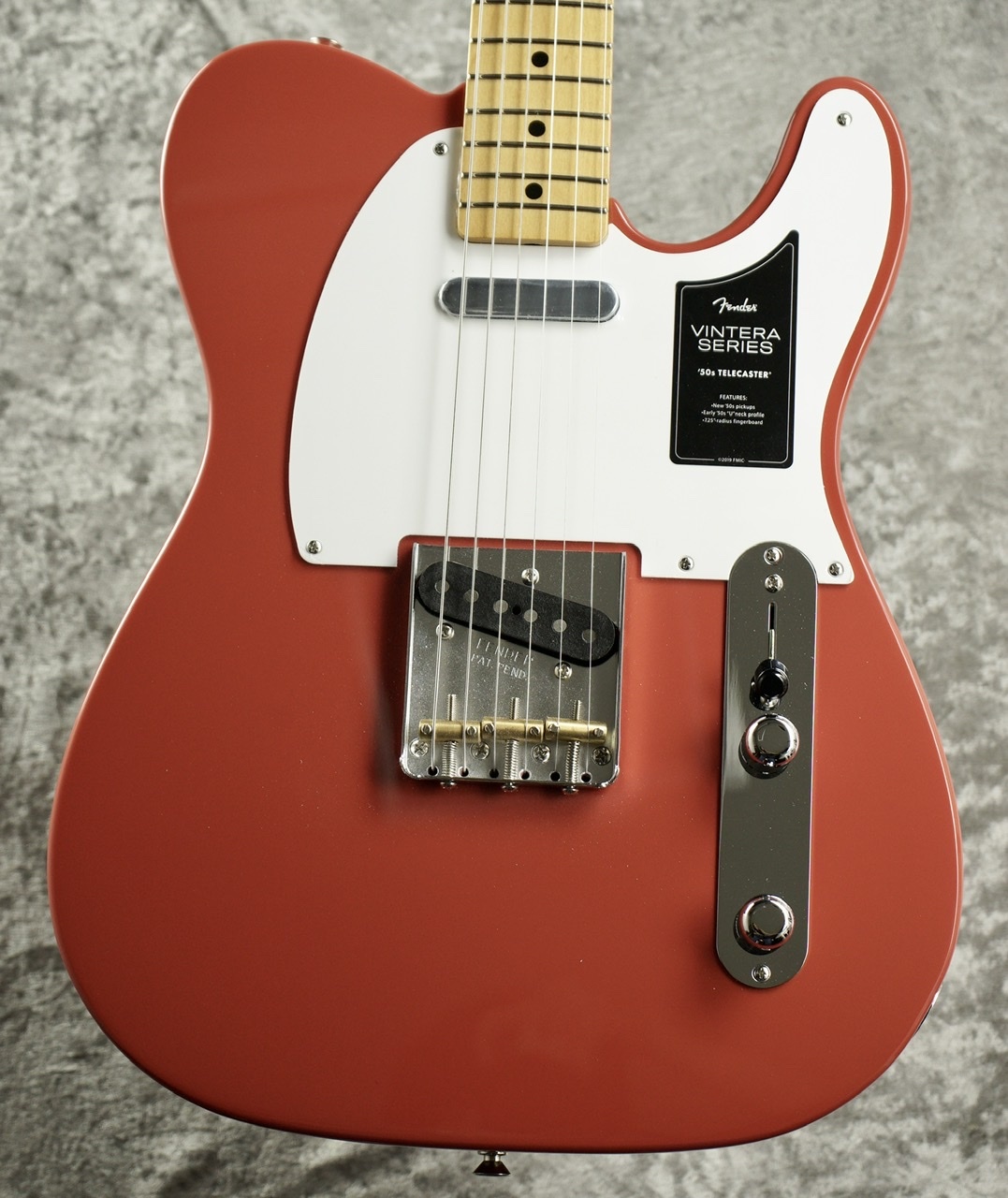 fender vintera 50s telecaster fiesta red