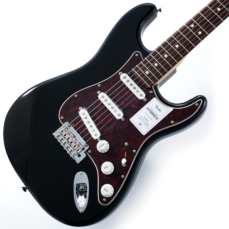 Fender Made in Japan Hybrid II Stratocaster (Black/Rosewood)（新品