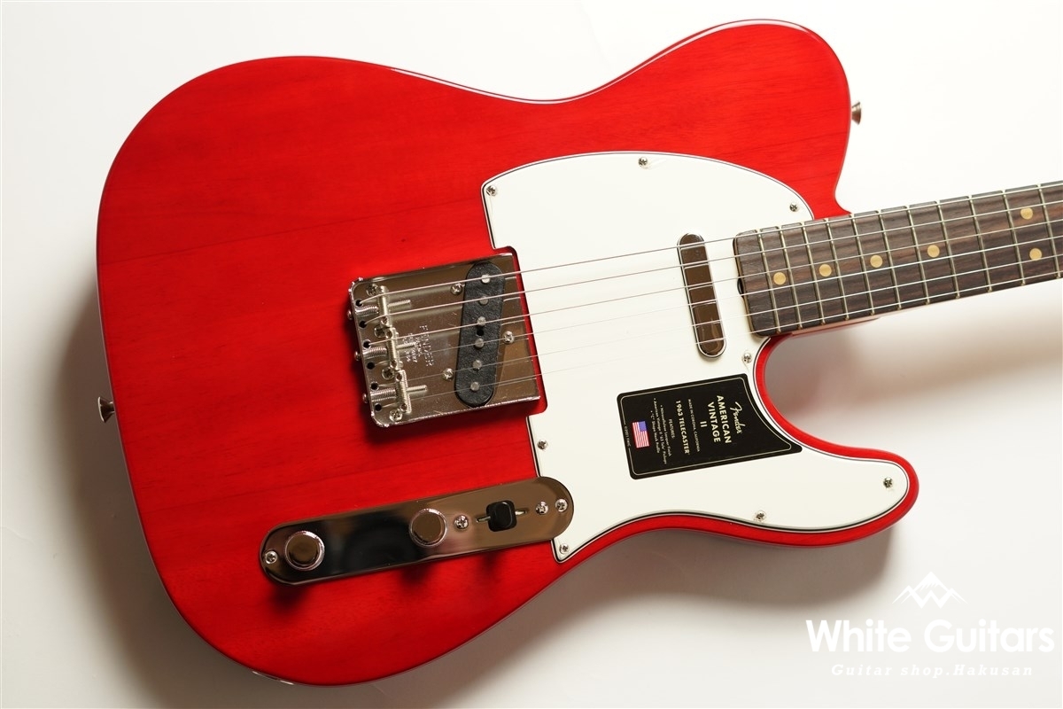 Fender American Vintage II 1963 Telecaster Crimson Red Transparent