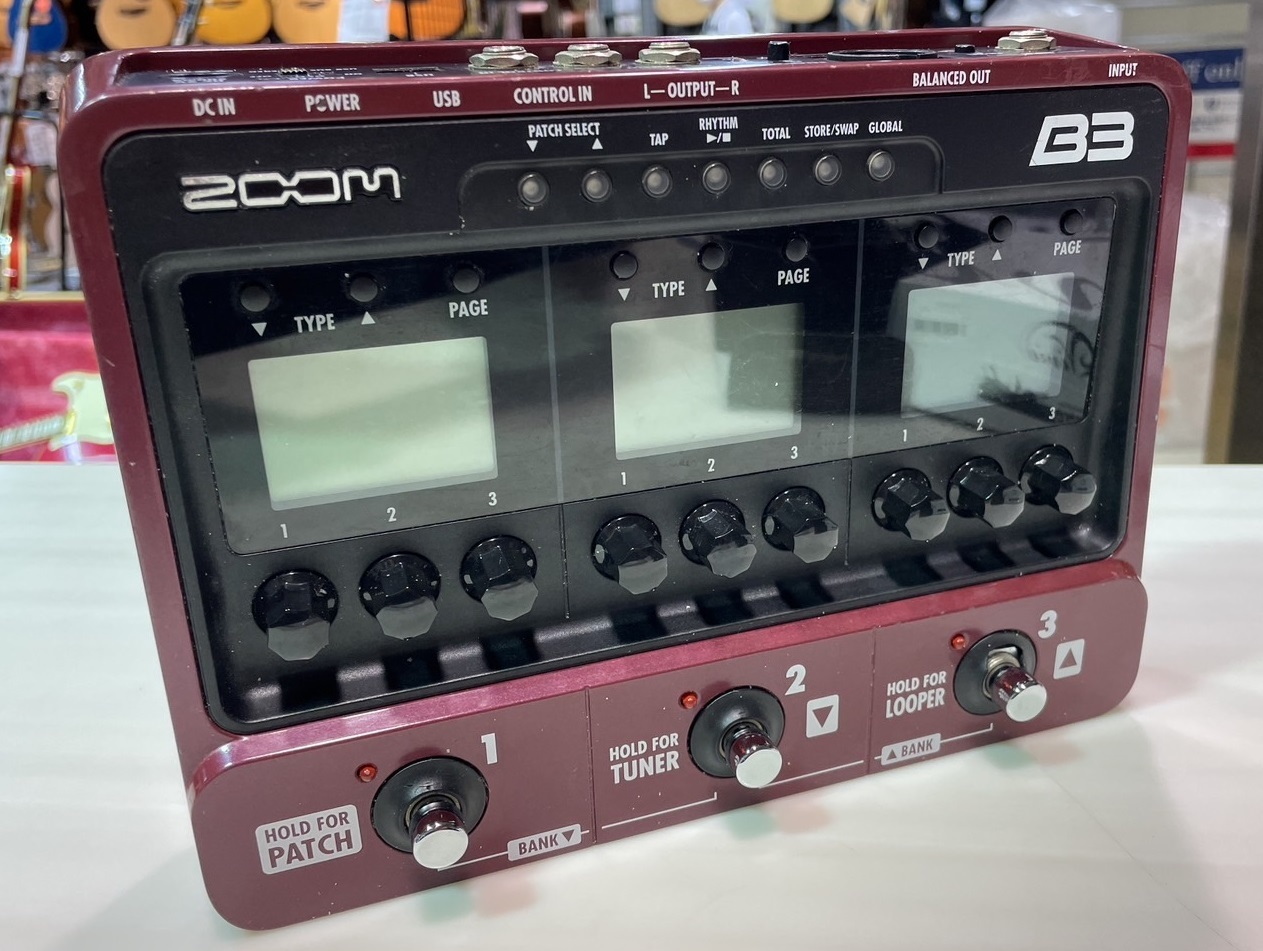 ZOOM B3 ZOOM ベース用マルチエフェクター（中古）【楽器検索デジマート】