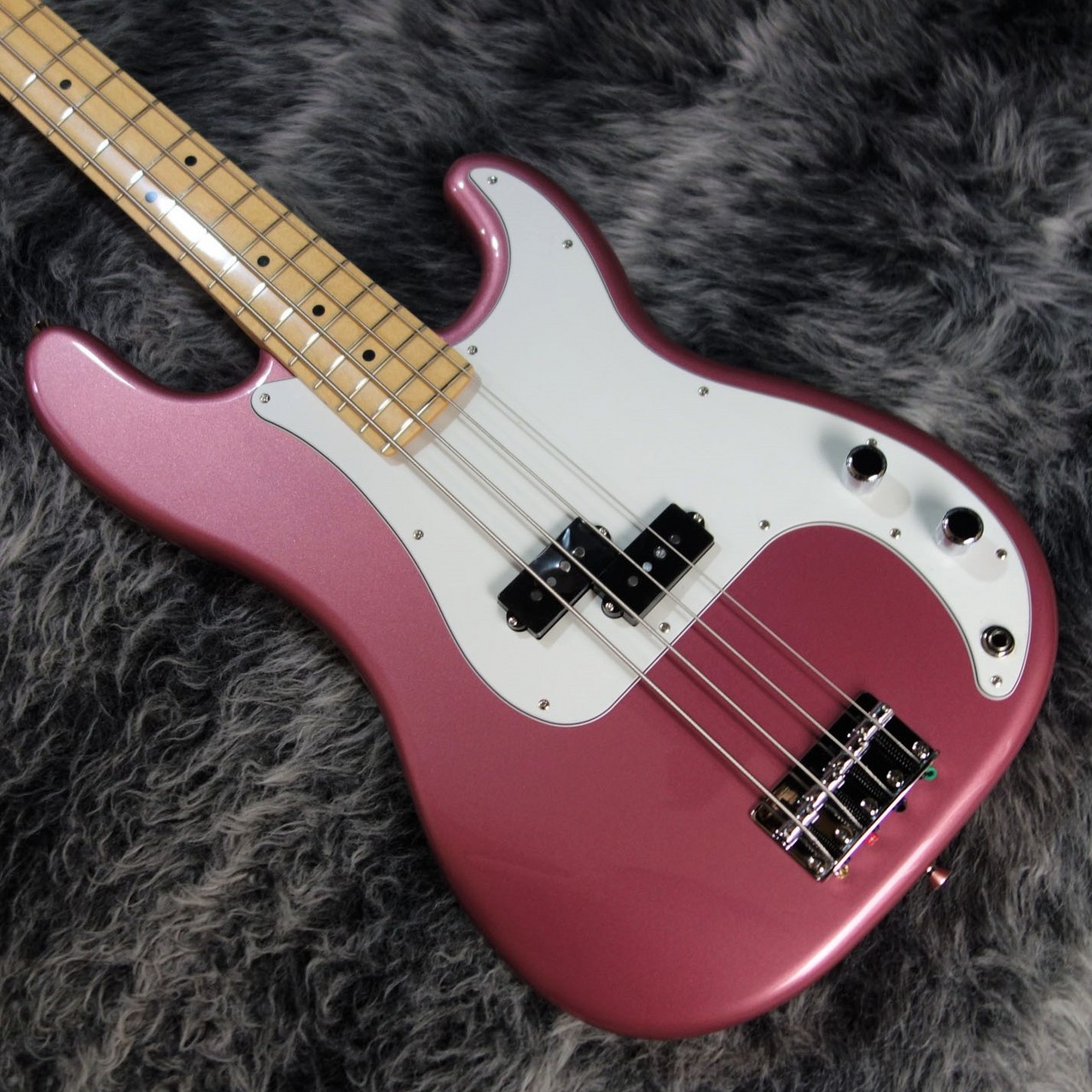 Fender Made In Japan Hybrid II Precision Bass Burgundy Mist