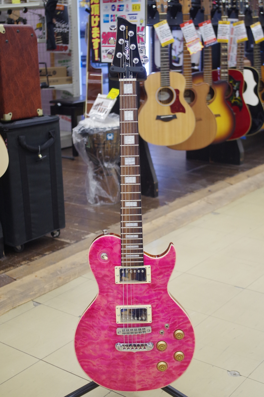 Aria Pro II PE-480SPK See-through Pink レスポールタイプ【都城店