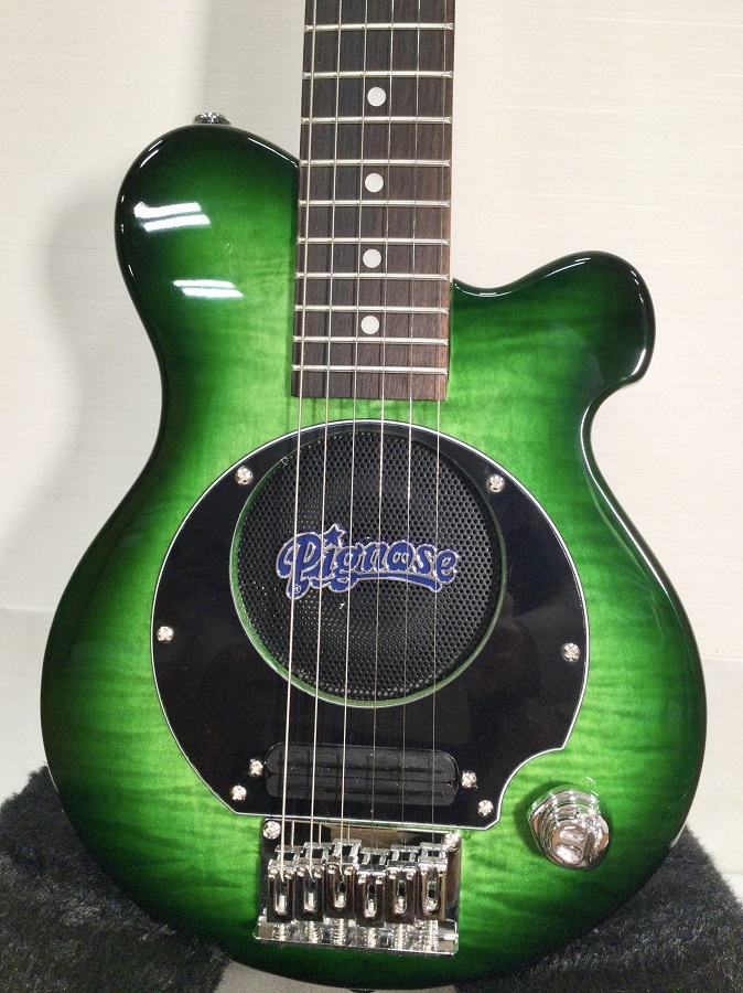 Pignose PGG-200FM SGR ヘッドホン付き アンプ内蔵エレキギター ギター