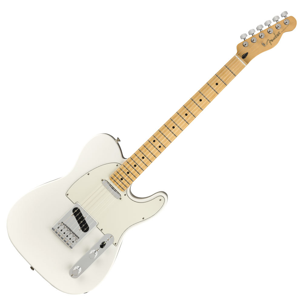 テレキャスター　フェンダー　MN　エレキギター　Player　Telecaster　White　Polar　Fender-