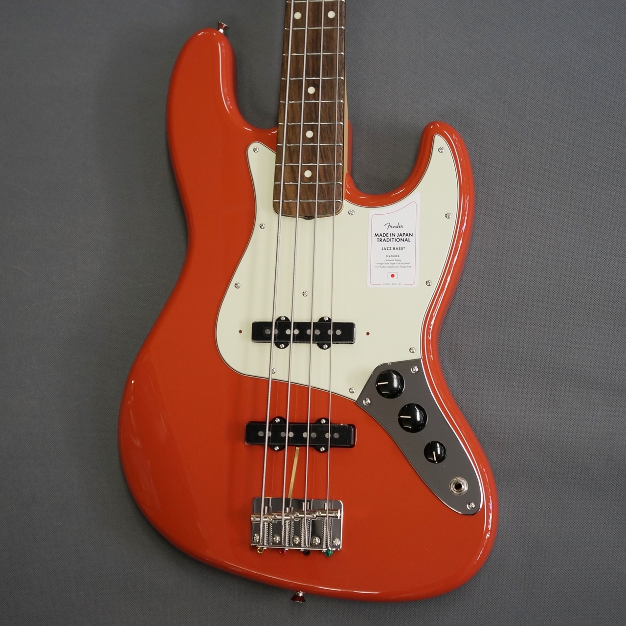 Fender Made in Japan Traditional 60s Jazz Bass - Festa Red -（新品