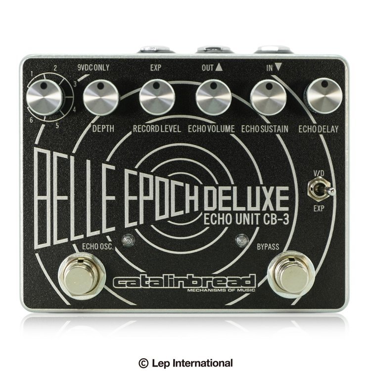 catalinbread Belle Epoch Deluxe Black and Silver《ディレイ/エコー