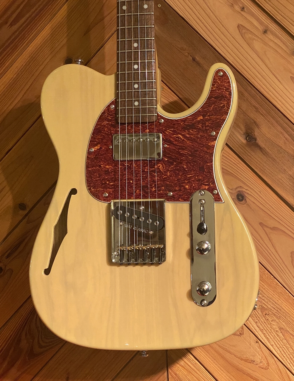 G&L Tribute Series ASAT CLASSIC BLUESBOY SEMI HOLLOW Blonde（中古