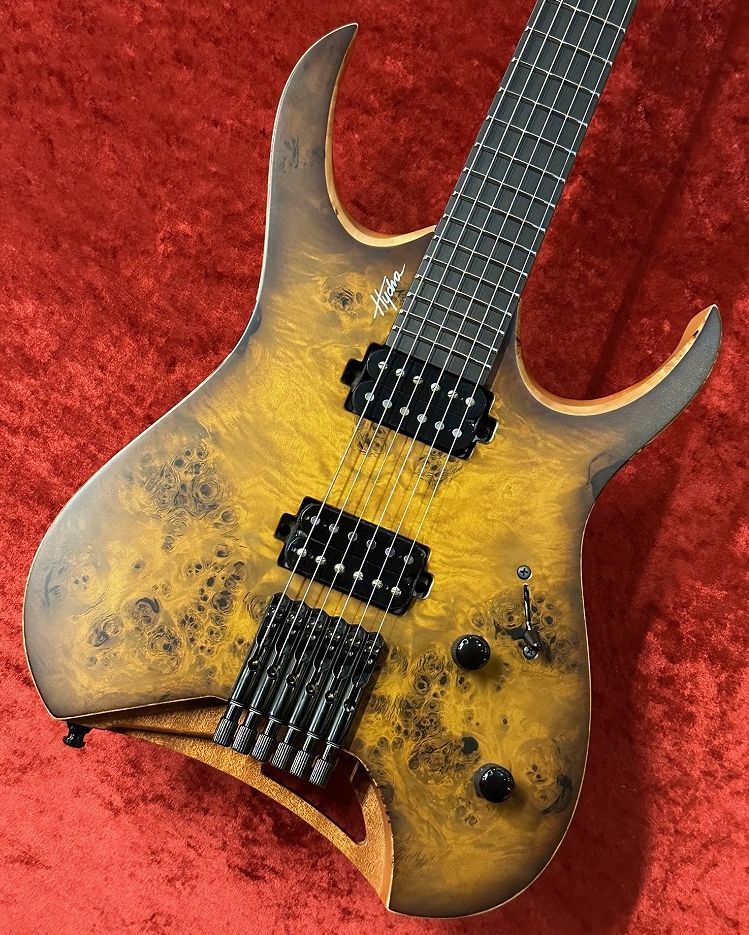 MAYONES Hydra Elite 6 -Trans Amber 2 Tone Burst Satine- 【中古