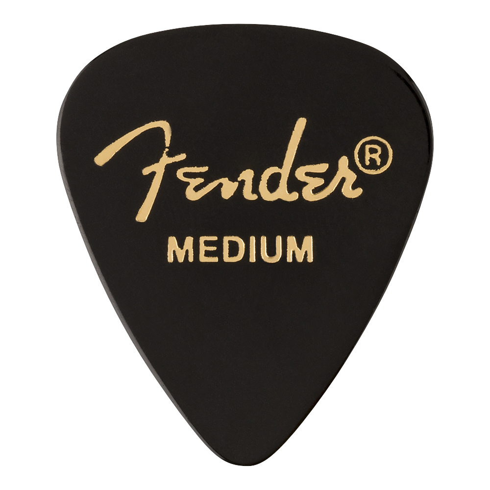 Fender 351 Shape Premium Picks Medium Black ギターピック 12枚入り（新品/送料無料）【楽器検索デジマート】