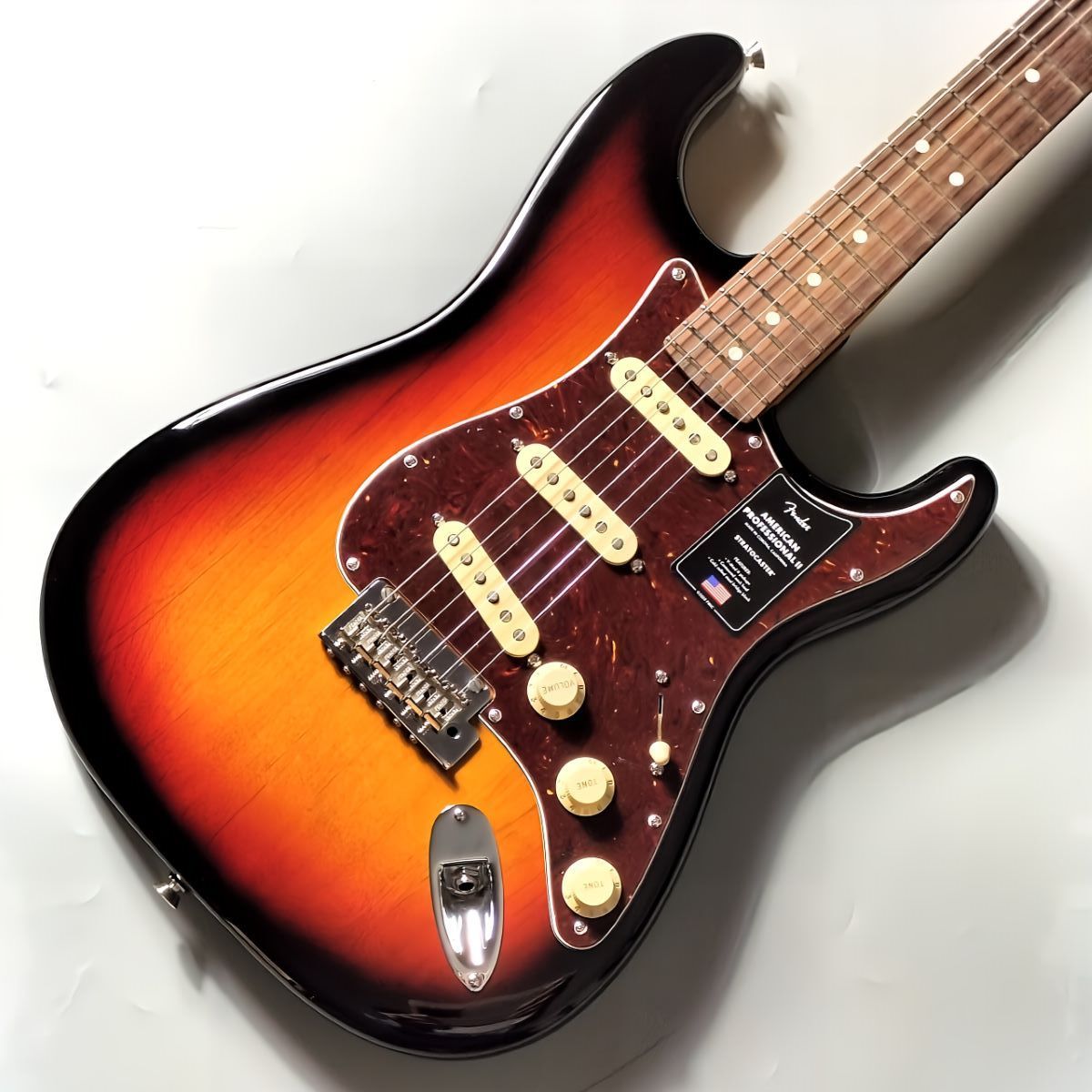 FENDER　Sunburst-【US23015455】【3.17kg】《エレキギター》　Fender　Professional　American　II　Stratocaster　-Sienna