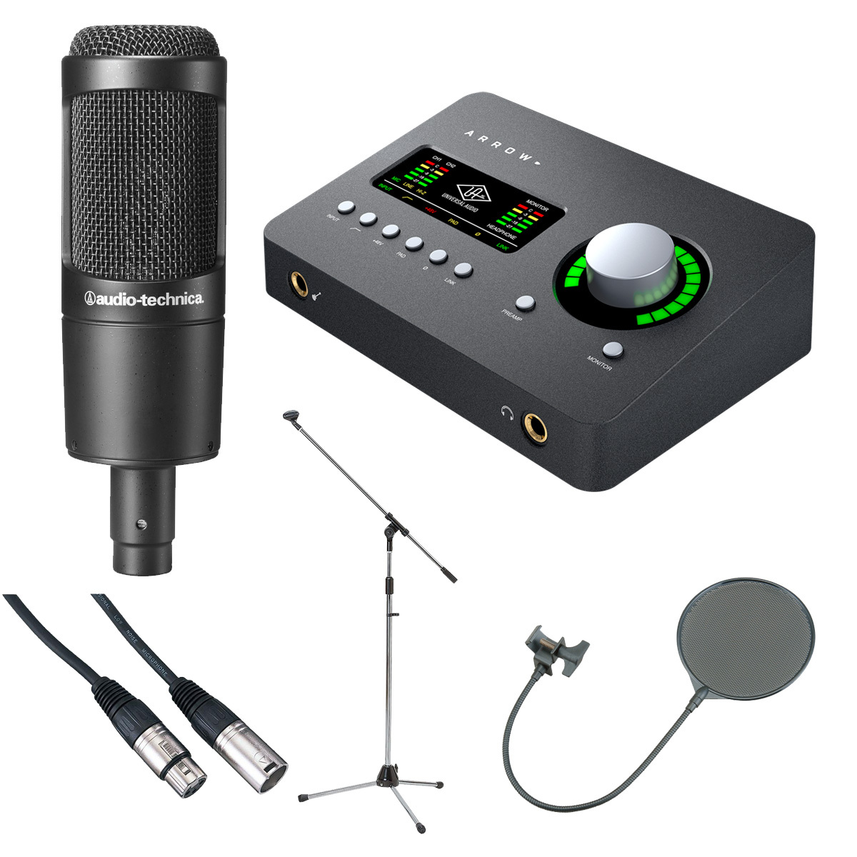 Universal Audio Arrow Audio Technica At35 マイクセット Webshop 新品 送料無料 楽器検索デジマート