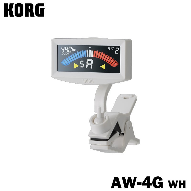KORG クリップチューナー AW-4G WH / 白（新品）【楽器検索デジマート】