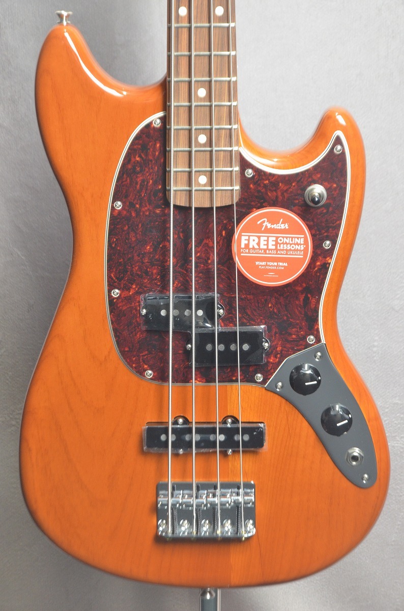 Fender Player Mustang Bass PJ Pau Ferro Aged Natural  【横浜店】（新品/送料無料）【楽器検索デジマート】
