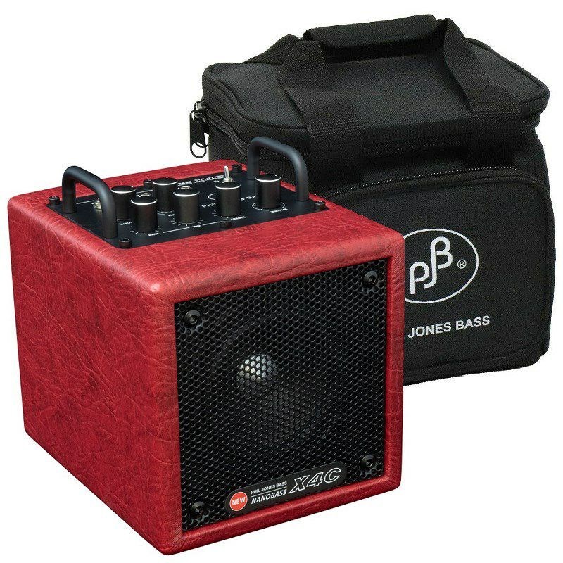 Phil Jones Bass NANOBASS X4C (RED) w/専用キャリングケース（新品