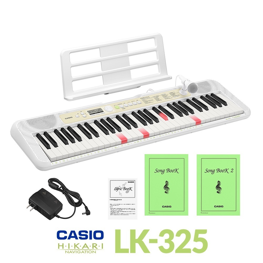 Casio カシオ LK-325 光ナビゲーションキーボード 61鍵盤 【新商品