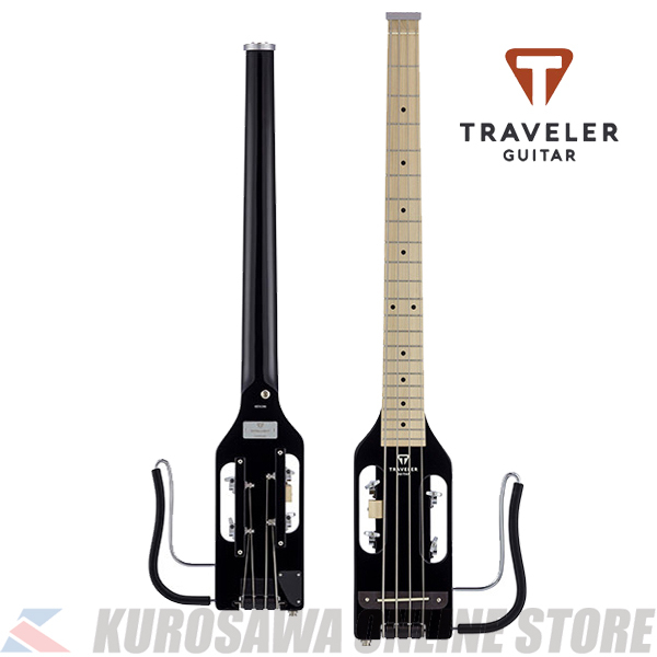 Traveler Guitar Ultra-Light Bass Gloss Black 《ピエゾ搭載 
