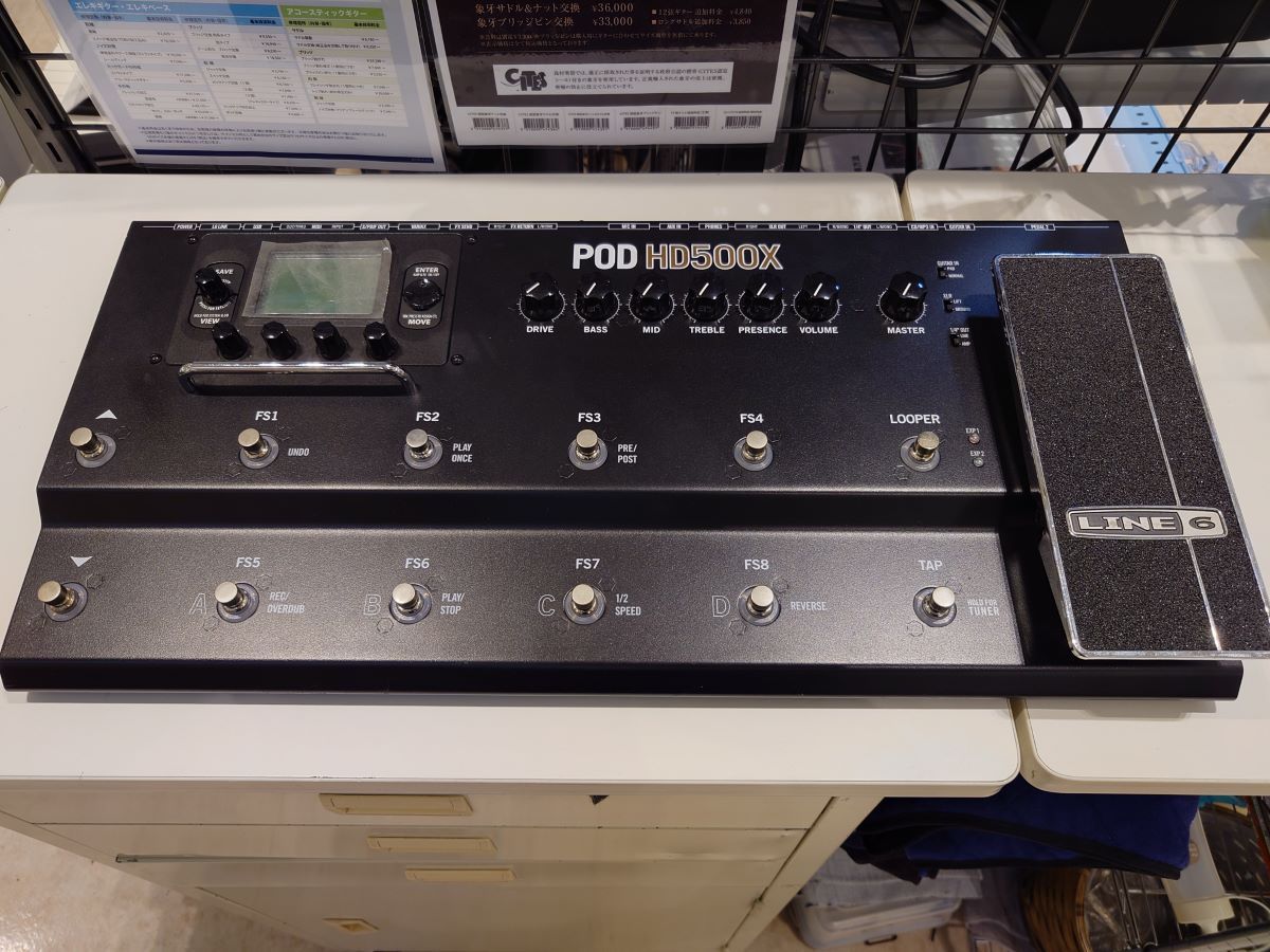 LINE 6 【展示品特価】POD HD500X マルチエフェクター（新品特価/送料 ...