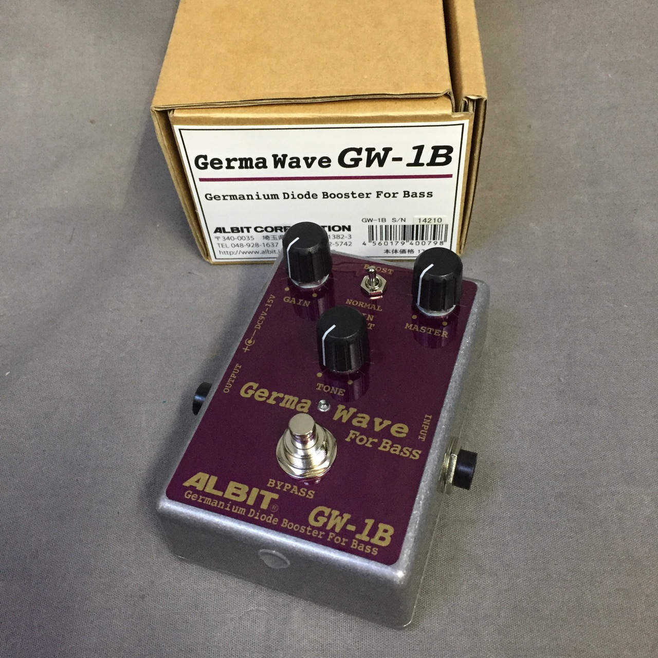 SALE人気】 ALBIT GW-1B ベース用ブースター オーバードライブの通販