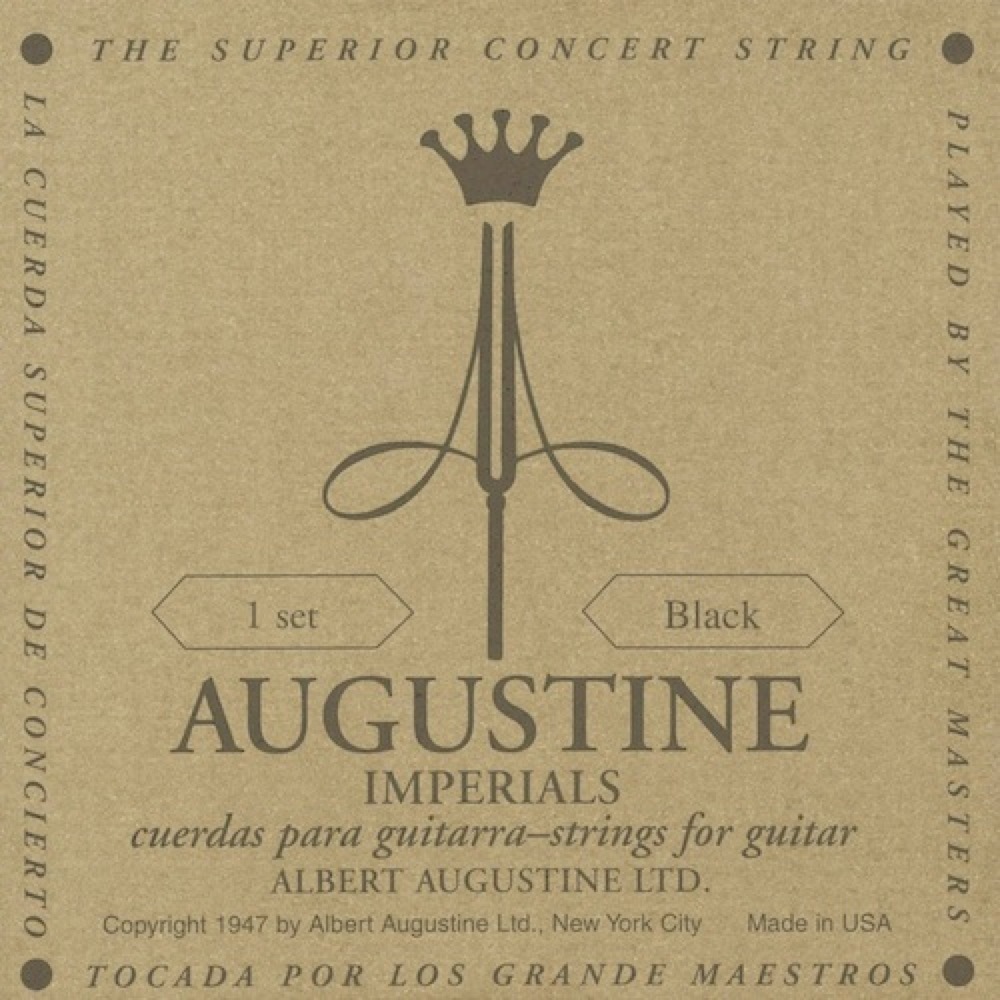 AUGUSTINE IMPERIAL BLACK SET クラシックギター弦×12セット（新品/送料無料）【楽器検索デジマート】