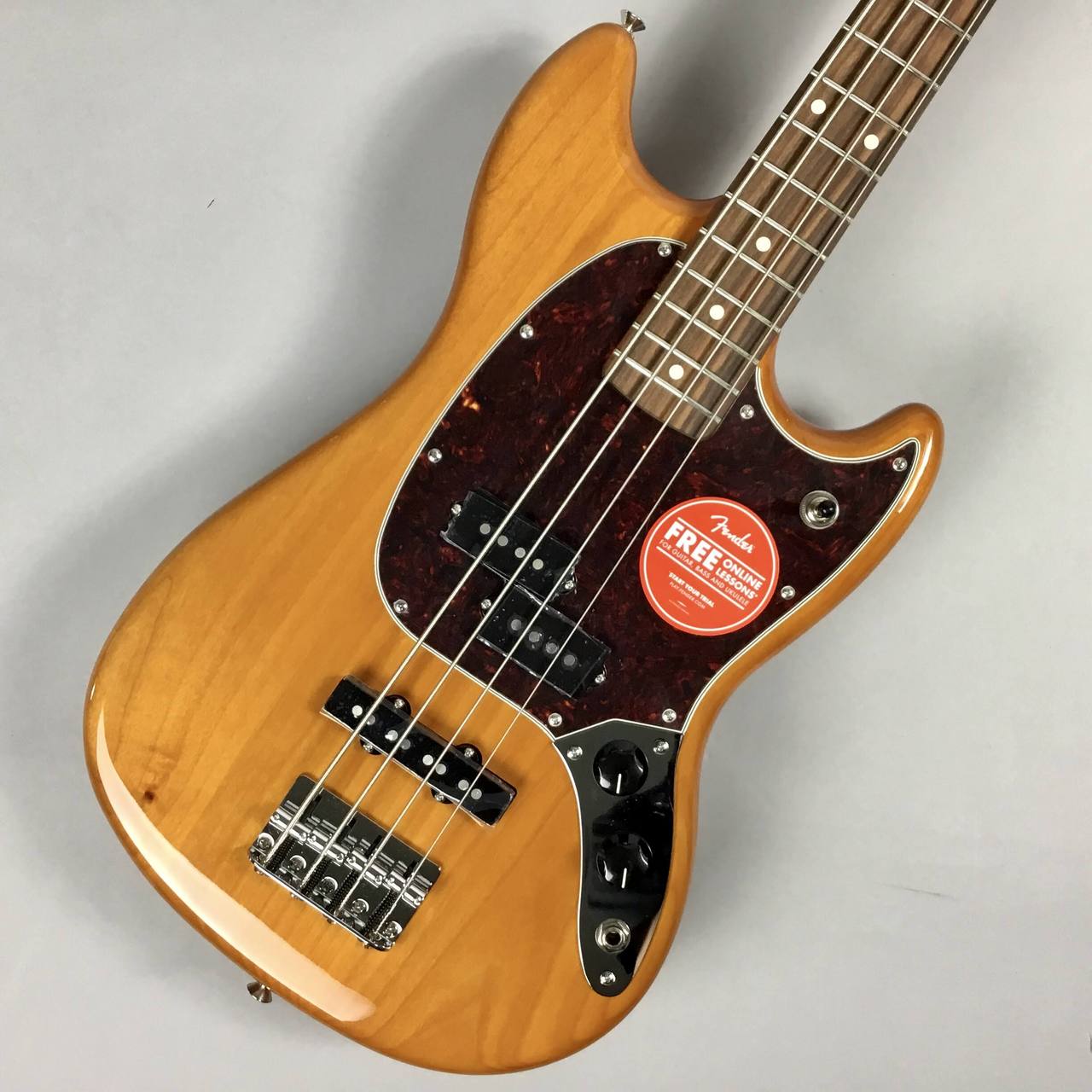 Fender Player Mustang Bass PJ Pau Ferro Aged Natural ムスタング