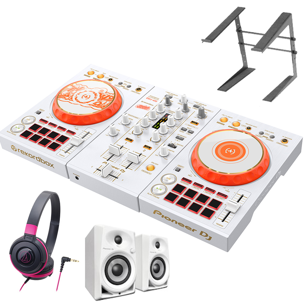 独特の上品 Pioneer DDJ-400 スピーカー ヘッドホン 入門ガイドセット