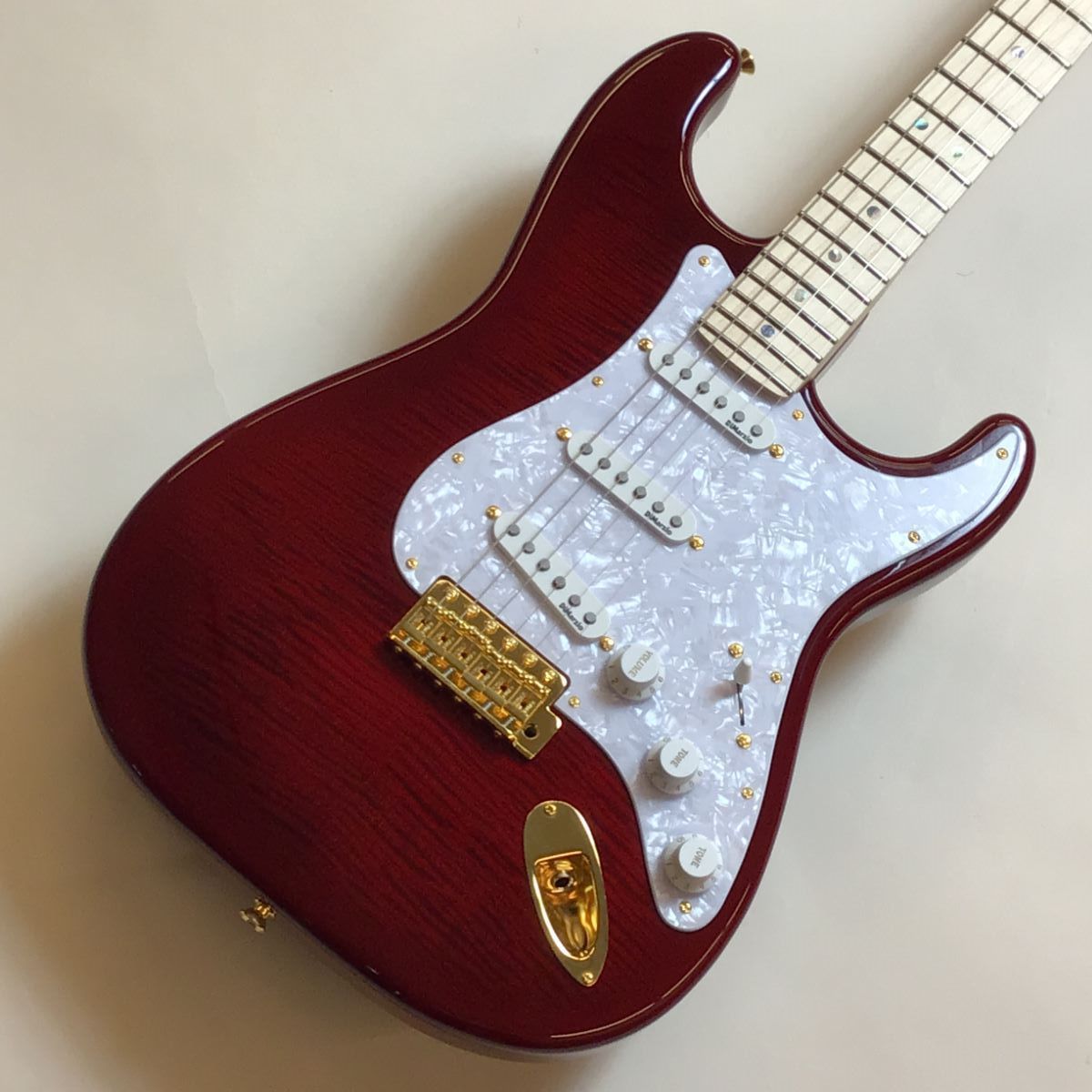 Fender Japan Exclusive Richie Kotzen Stratocaster Transparent Red