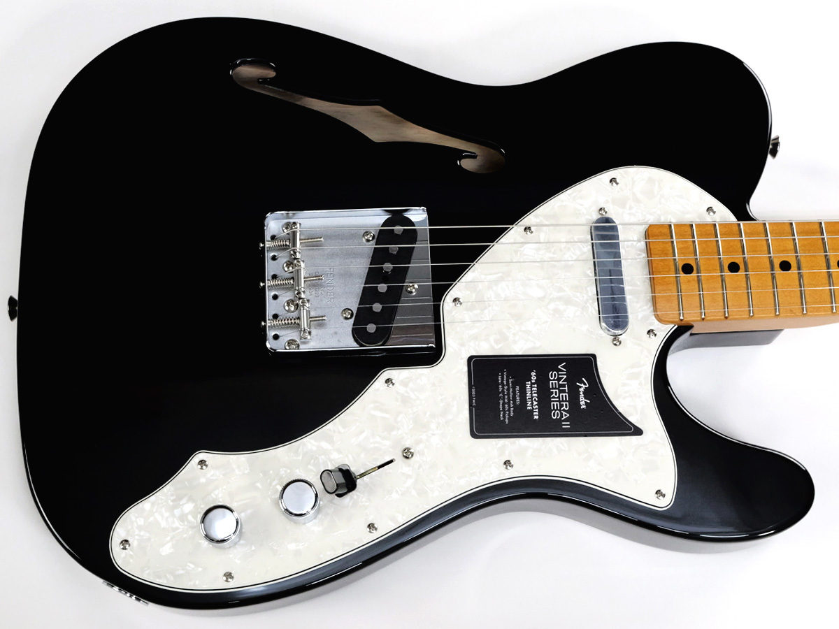 Fender Vintera II '60s Telecaster Thinline 2023 (Black)（新品/送料