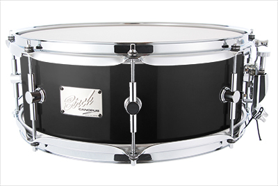 canopus Birch Snare Drum 5.5x14 Solid Black Mat LQ（新品/送料無料