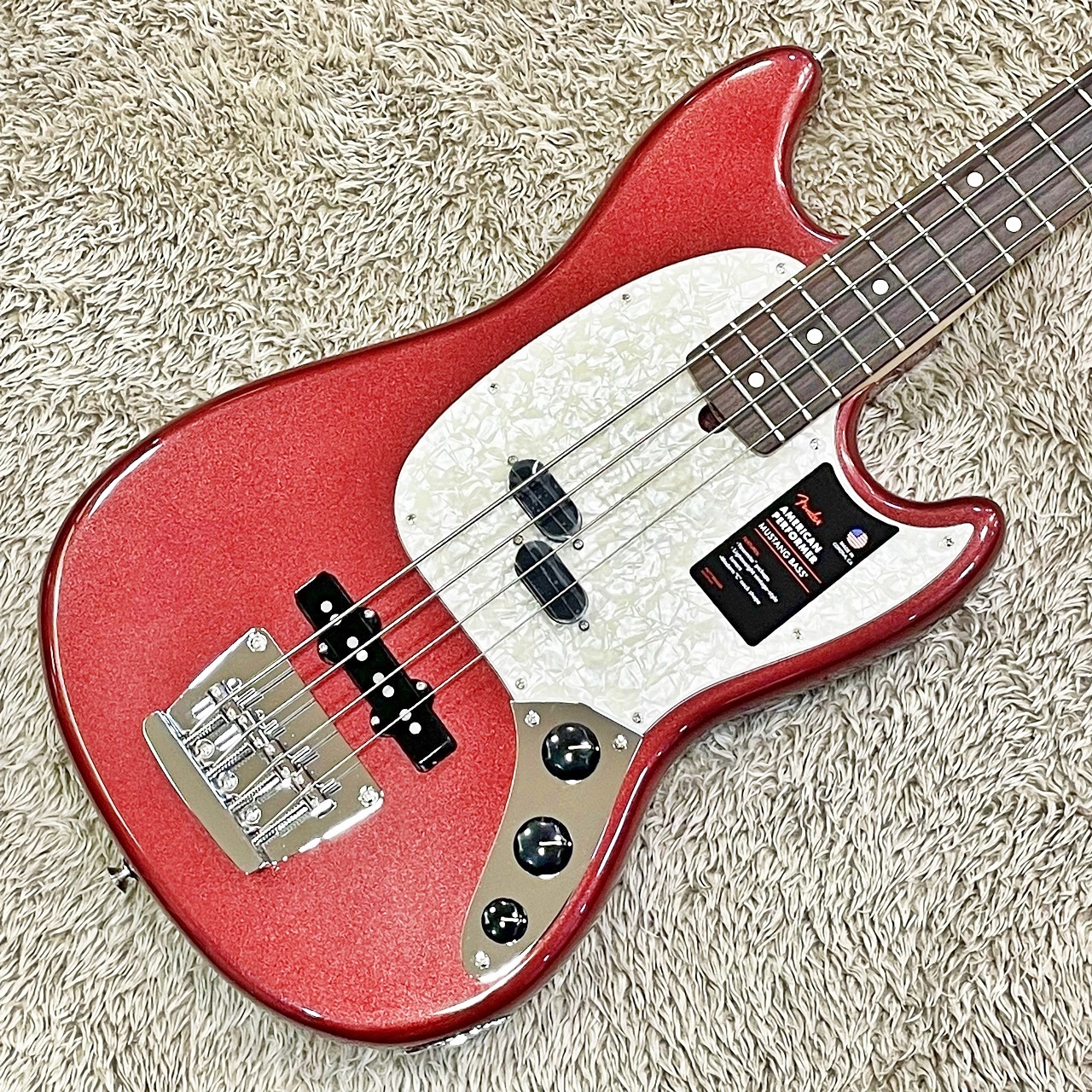 Fender American Performer Mustang Bass Rosewood / Aubergine【展示