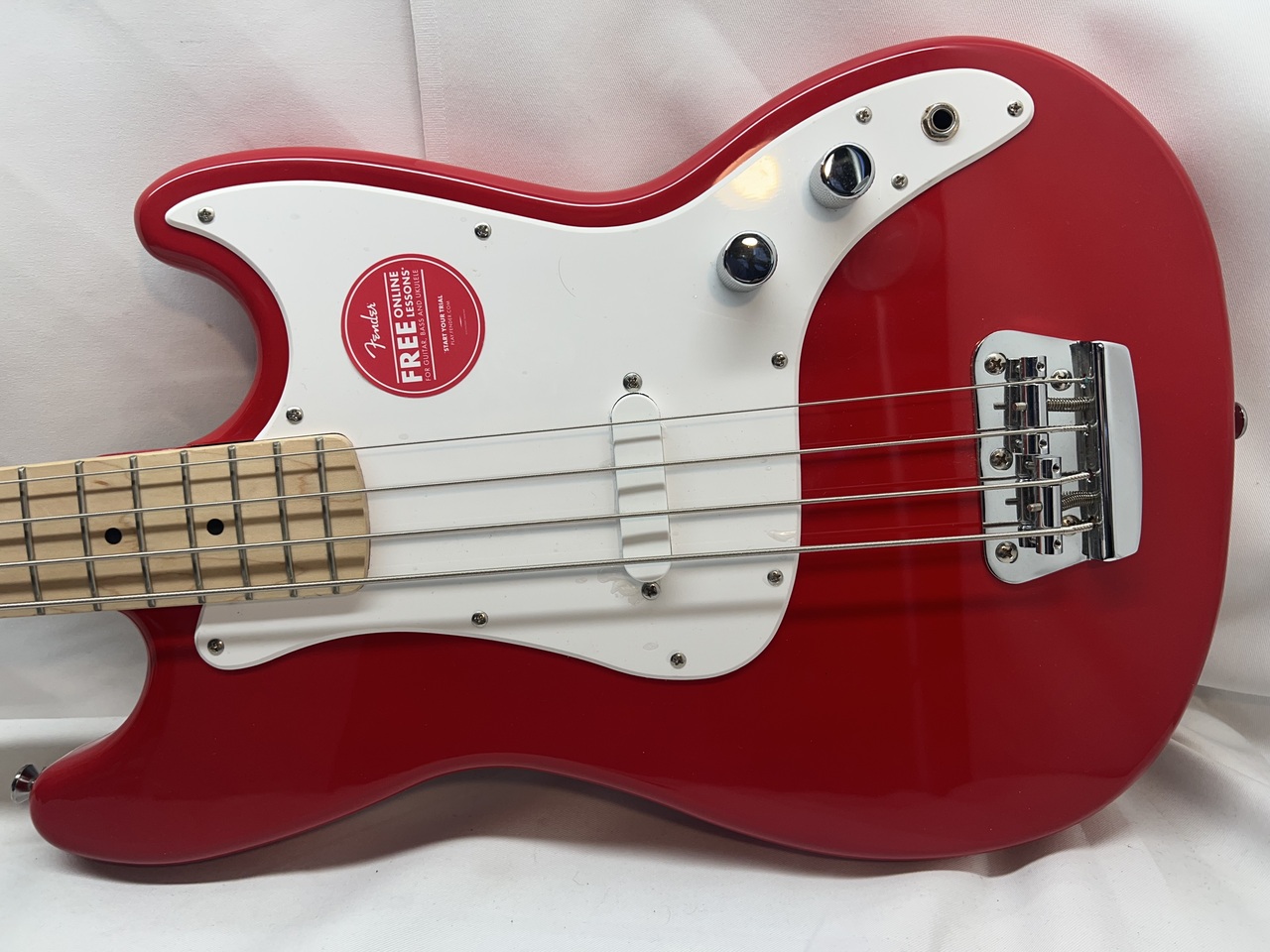 Squier by Fender Bronco BASS red/used