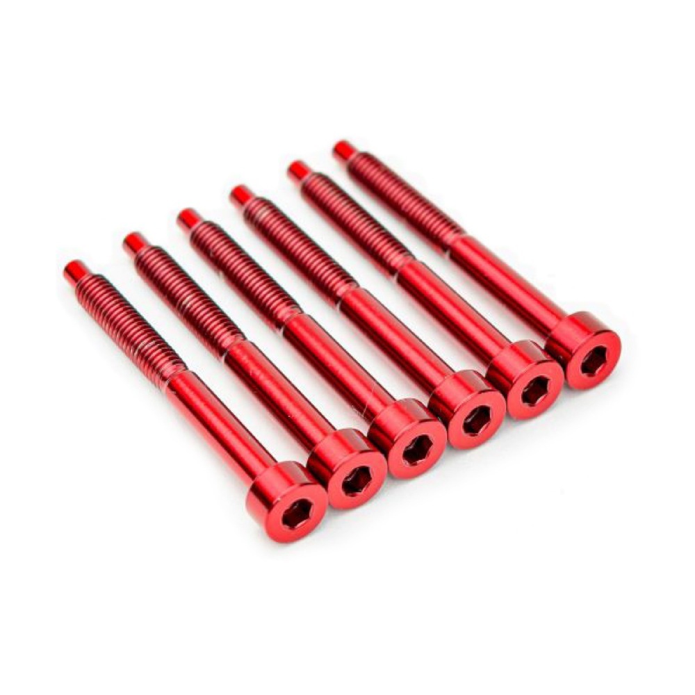 FU-Tone Titanium String Lock Screw Set RED フロイドローズ用