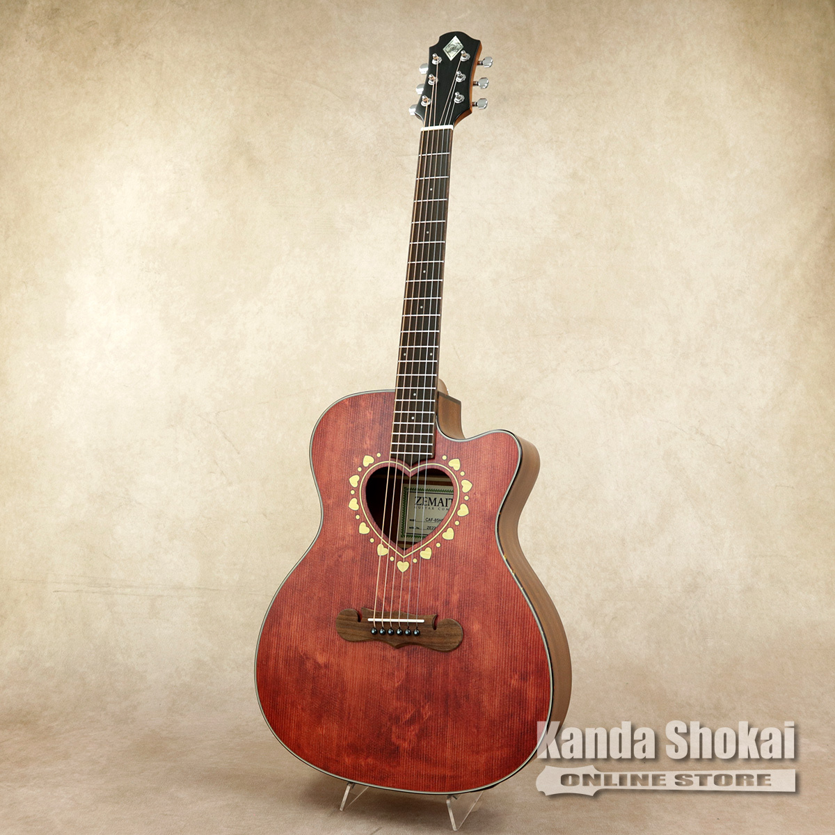 Zemaitis CAF-85HCW, Faded Red（新品/送料無料）【楽器検索デジマート】