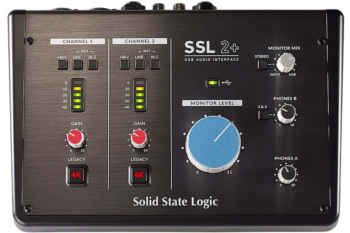 Solid State Logic SSL 2+ USBオーディオ・インターフェイス【渋谷店