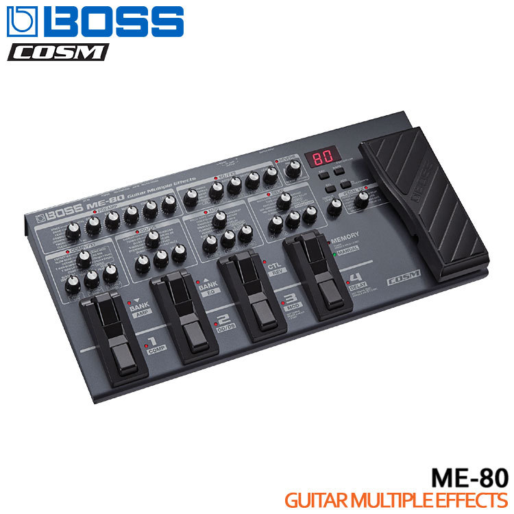 【ほぼ新品】BOSS ME-80 説明書・ACアダプタ・箱・保証書有