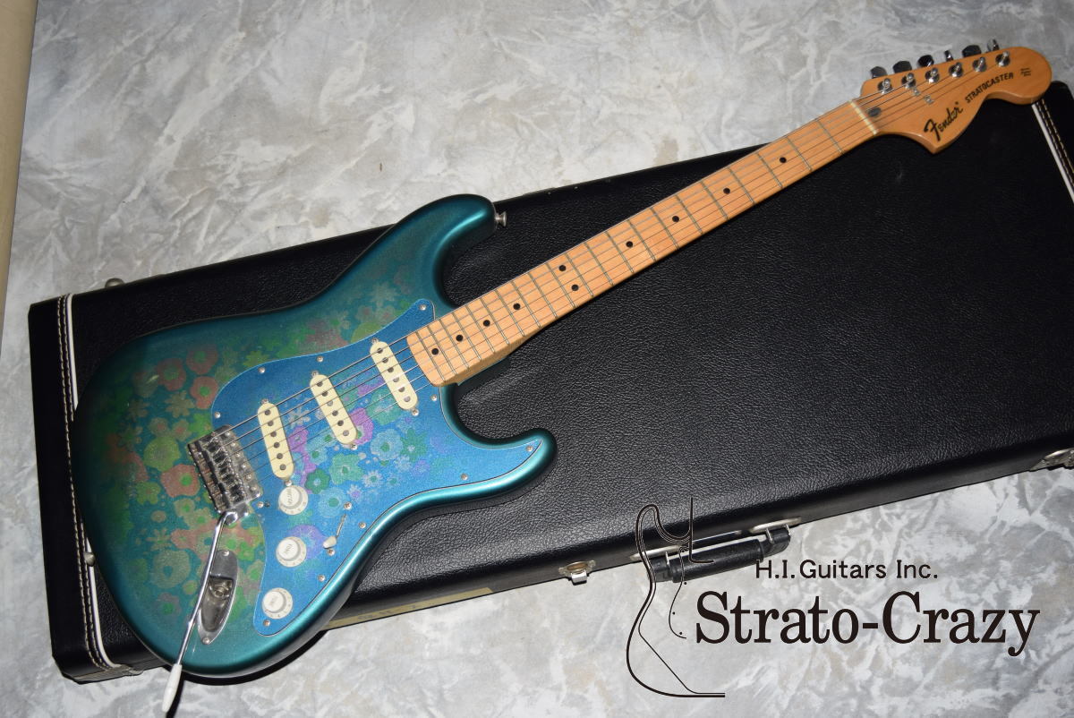 Fender Japan E Serail# 80s Blue Flower Stratocaster ST72-75BFL ...