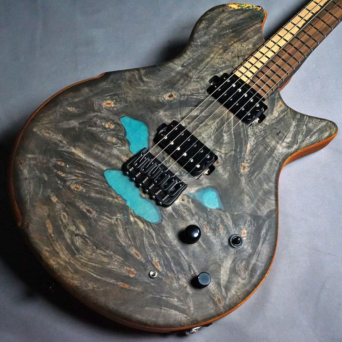 dragonfly MAROON custom Buckeye Burl