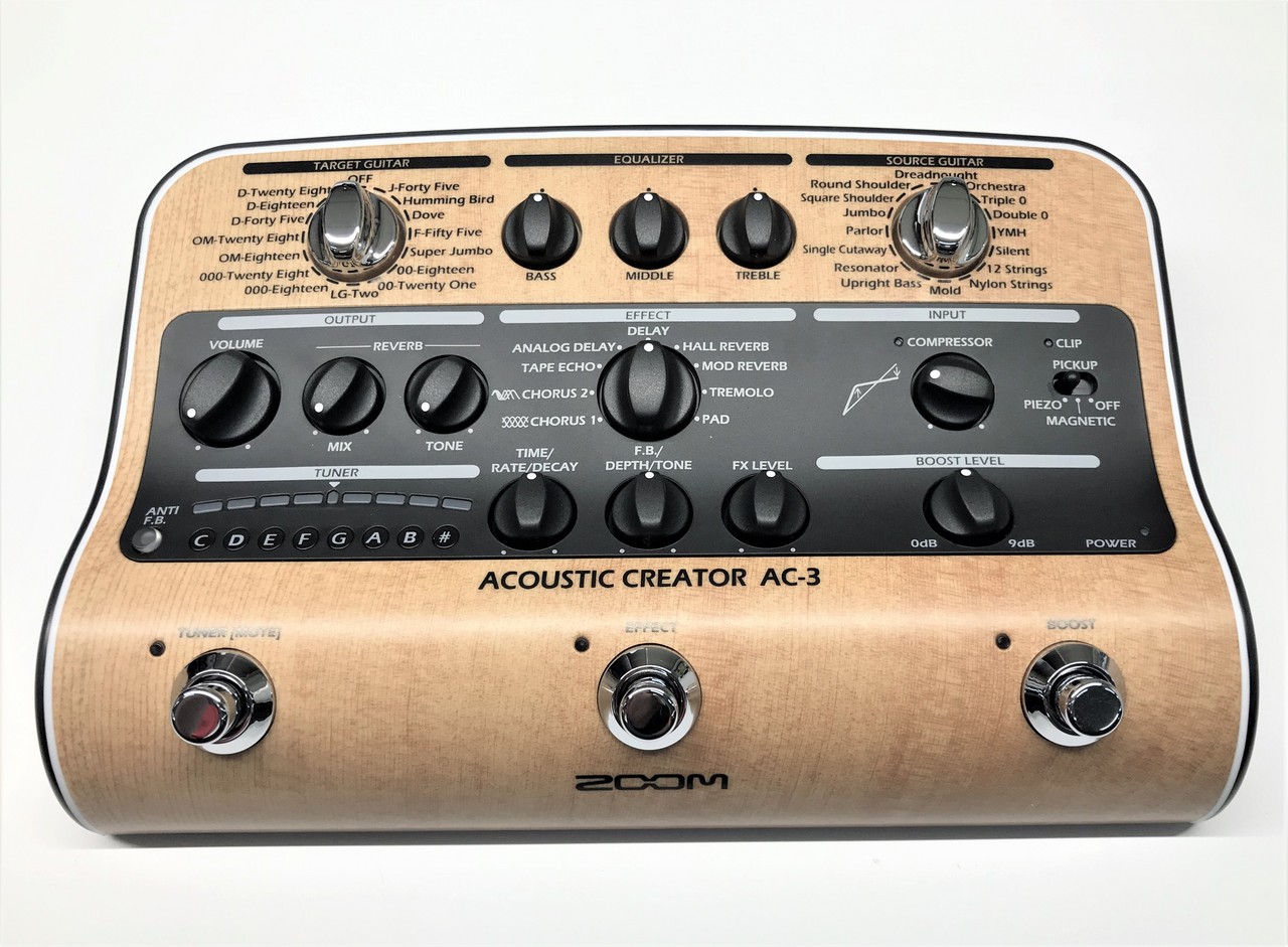 数量は多い 新品保証品 期間限定価格 Zoom AC-3 Acoustic Creator