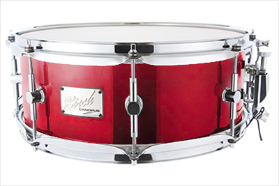 canopus Birch Snare Drum 5.5x14 Crimson Mat LQ（新品/送料無料