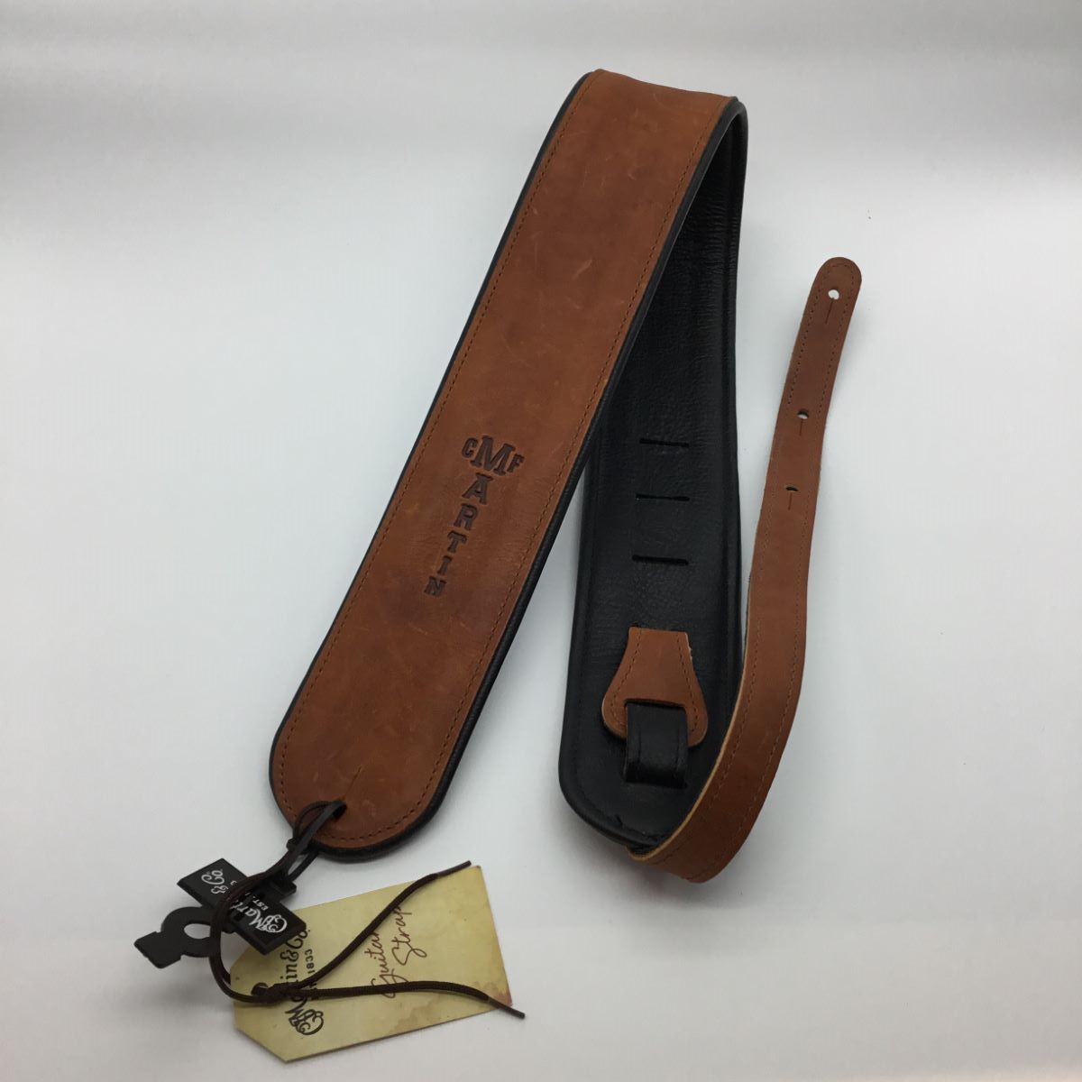 MARTIN PREMIUM ROLLED LEATHER STRAP BR--- - アコースティックギター