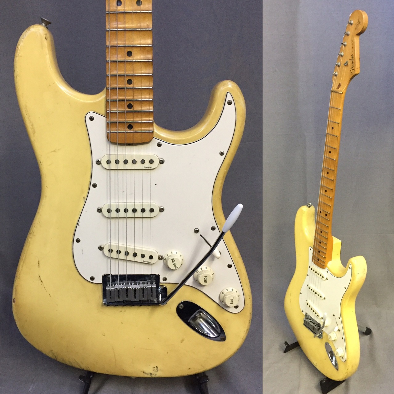 【特売格安】fender japan ストラト イングヴェイ仕様 スキャロップ指板 ディマジオHS3Fender Stratocaster ストラトキャスター フェンダー