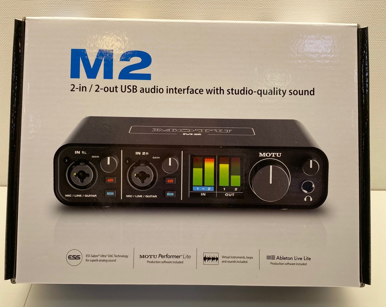 MOTU M2 オーディオインターフェイス USB　新品