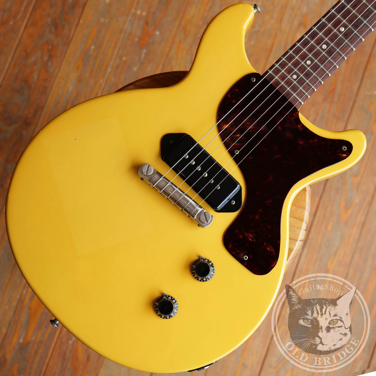 Gibson Les Paul Junior Double Cutaway TV Yellow 1988（中古）【楽器 