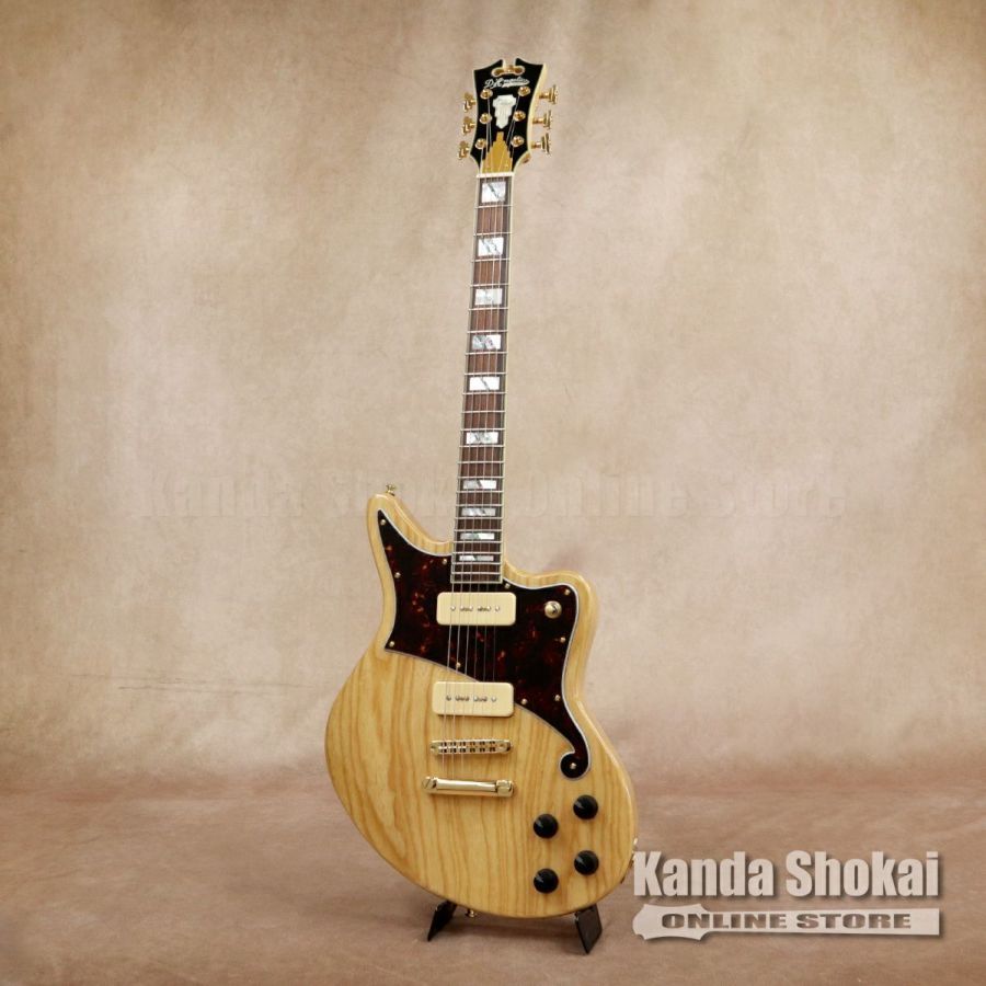 D'Angelico Deluxe Bedford Swamp Ash P-90, Natural（新品/送料無料