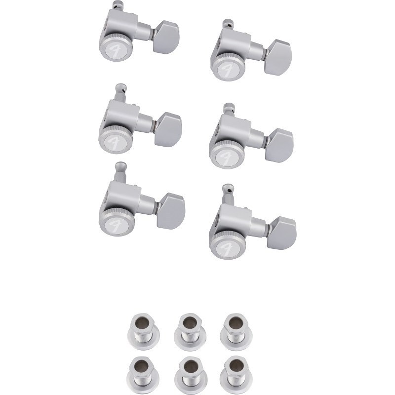 Fender Locking Stratocaster/Telecaster Tuning Machine Sets Brushed