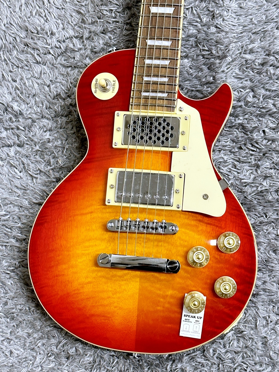 GrassRoots G-LPS-Mini Cherry Sunburst 【アンプ搭載ミニギター