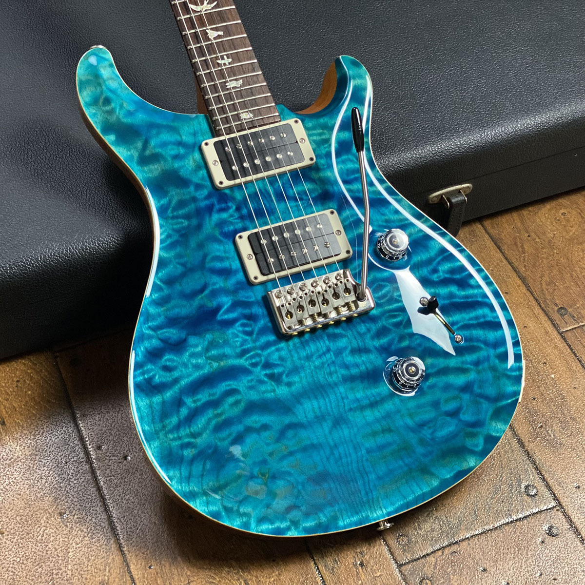 PRS wood library custom24 ハカランダ指板 ブルーマテオ - エレキギター