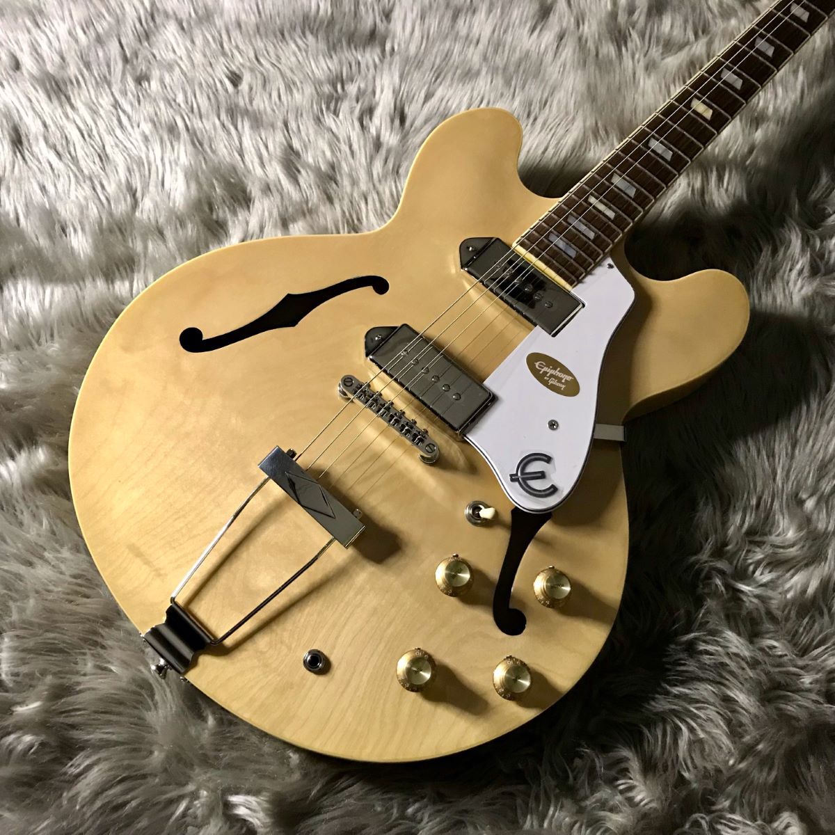 Epiphone Casino Natural エレキギター フルアコ カジノ【現物画像