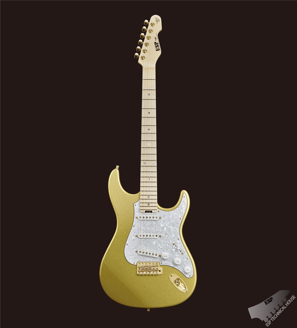 ESP SNAPPER Ohmura Custom【Eclipse Gold】（新品/送料無料）【楽器